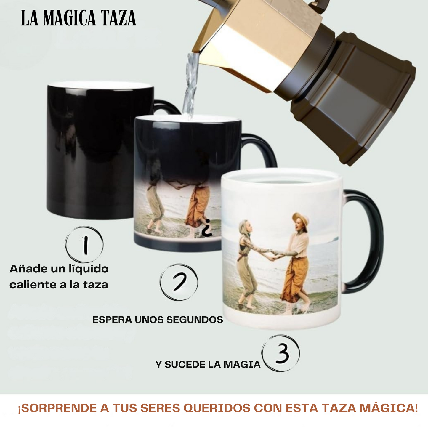 TAZA MAGICA PERSONALIZABLE